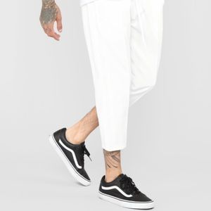 all black leather vans